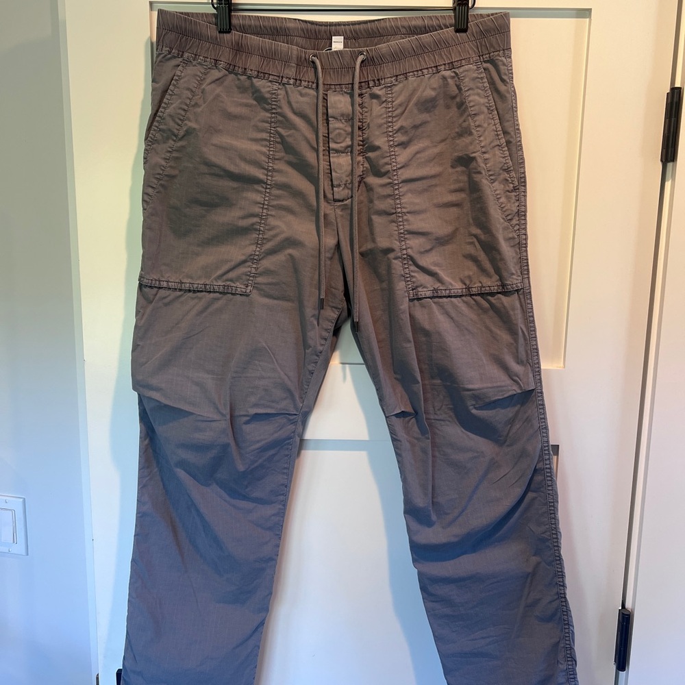 James Perse - Men's Gray Ripstop Pants